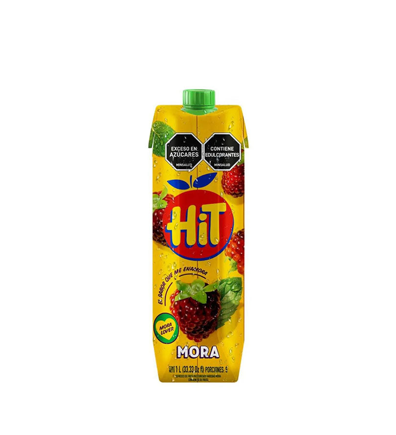 Hit Blackberry Juice Tetrapack Liter - 1L