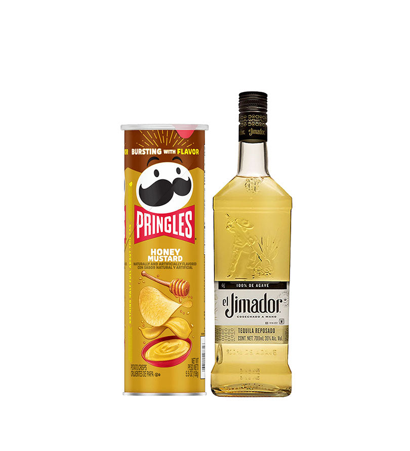 Oferta Jimador Reposado 700ml + Papas Pringles Honey Mustard 158g