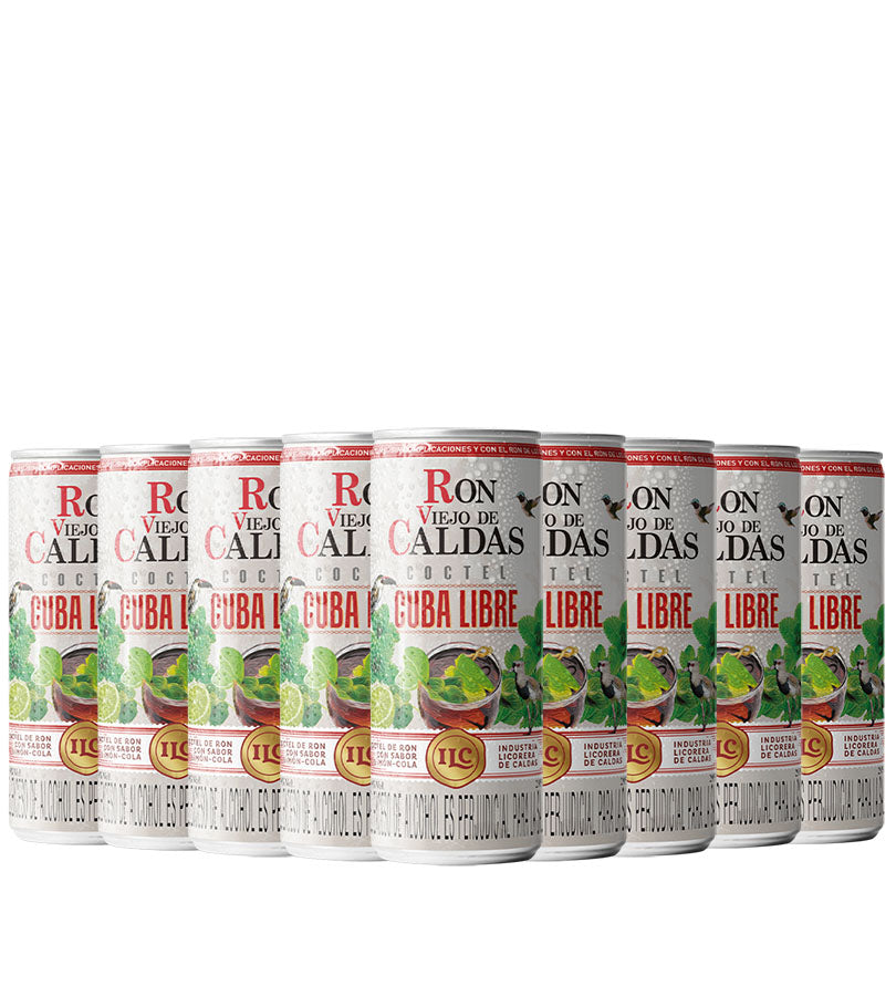 Cuba Libre Cocktail Paca Old Rum from Caldas - 24 units