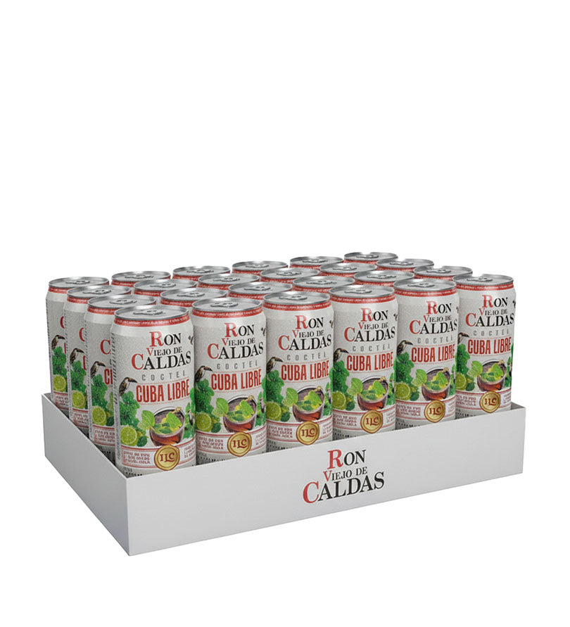 Paca Coctel Cuba Libre Ron Viejo de Caldas 295ml - 24und
