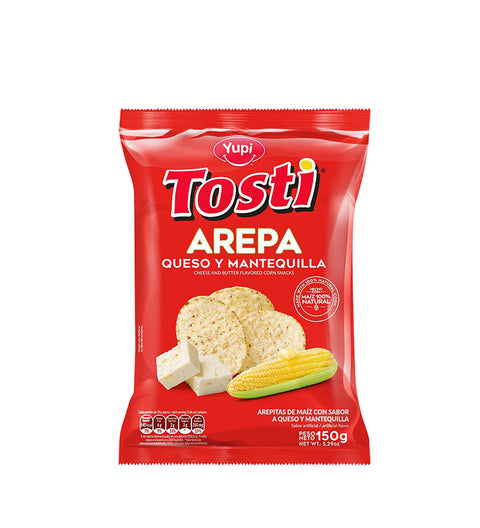 Tosti Arepa Yupi Snacks - 150g