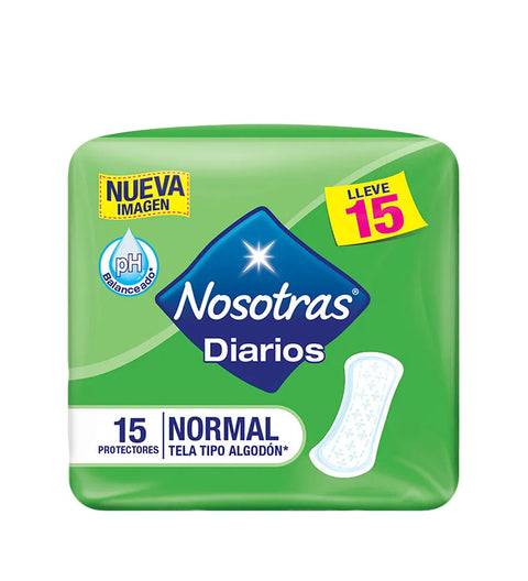 Normal Daily Protectors Nosotras - 15 units
