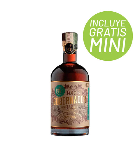 Ron Gobernador Extra Añejo 12 Años Botella- 750ml