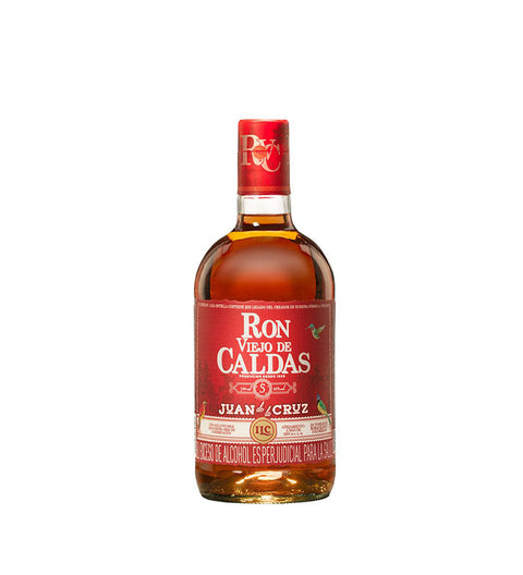 Old Rum from Caldas 5 Years Juan de la Cruz Bottle - 750ml