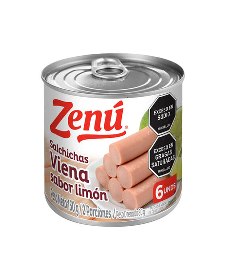 Zenú Lemon flavor Vienna sausages - 150g