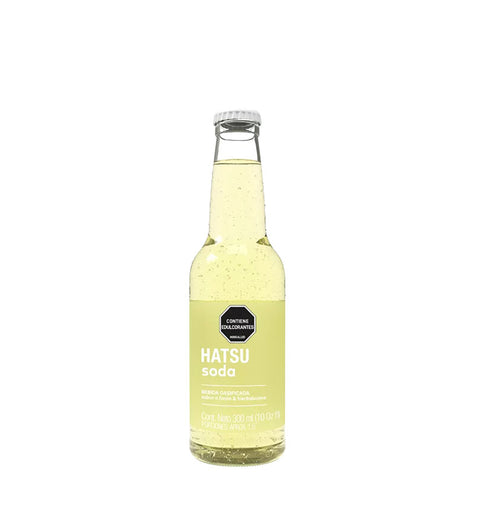 Hatsu Lemon and Peppermint Flavored Soda - 300cc