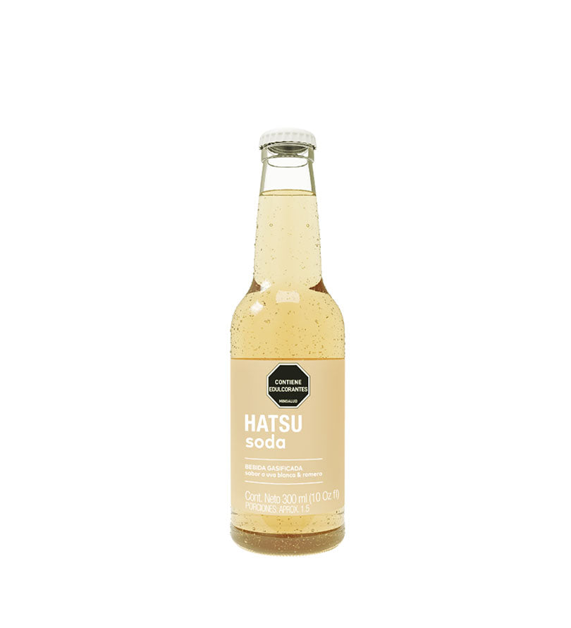Soda Saborizada Hatsu Uva Blanca y Romero - 300cc