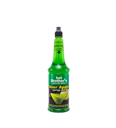 Green Apple Syrup Mix Hot Brother's Liter - 1L