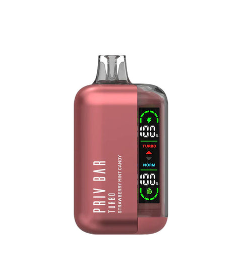 Vaper Priv Bar Strawberry Mint Candy - 15000 Puff