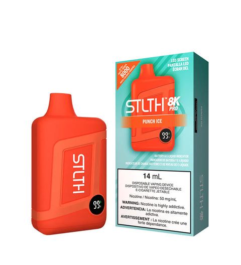 Disposable Vaper Stlth Punch Ice 50mg - 8000 Puff 
