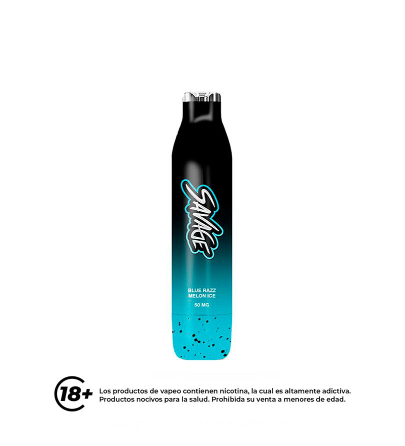 Vaper Desechable Stlth Savage Blue Razz Melon Ice - 2500 Puff