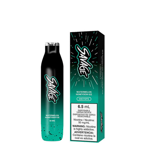 Disposable Vaper Stlth Savage Watermelon Honeydew Ice - 2500 Puff