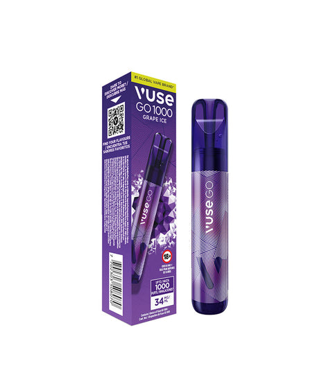 Vaper Desechable Vuse Go Grape Ice - 1000 Puff