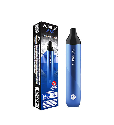 Vaper Desechable Vuse Go Max Blueberry Ice - 1500 Puff