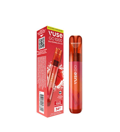 Vaper Desechable Vuse Go Watermelon Ice - 1000 Puff
