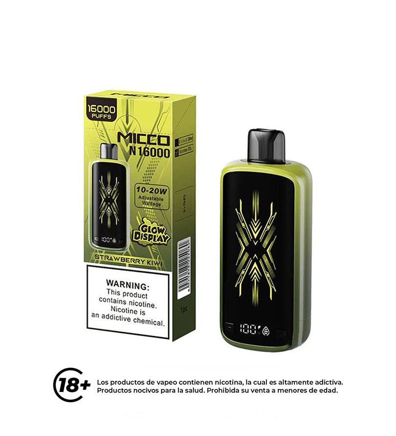 Vaper Micco Strawberry Kiwi - 16000 Puff