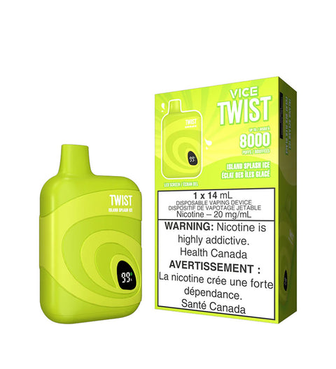 Vaper Desechable Stlth Vice Twist Island Splash Ice - 8000 Puff