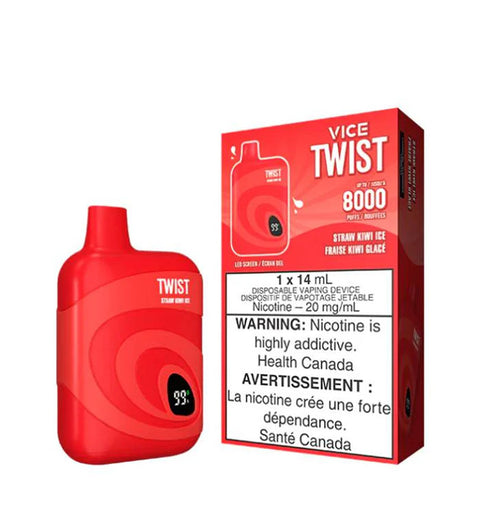 Vaper Desechable Stlth Vice Twist Straw Kiwi Ice - 8000 Puff