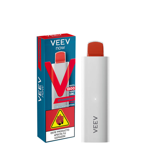 Vaper VEEV Now Strawberry - 1800 Puff