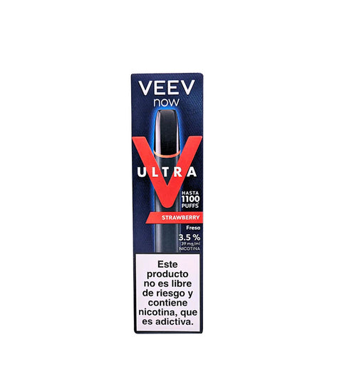 Vaper VEEV Now Ultra Strawberry - 1100 Puff