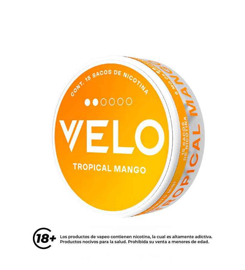 Bolsas de Nicotina Velo Tropical Mango - 6mg