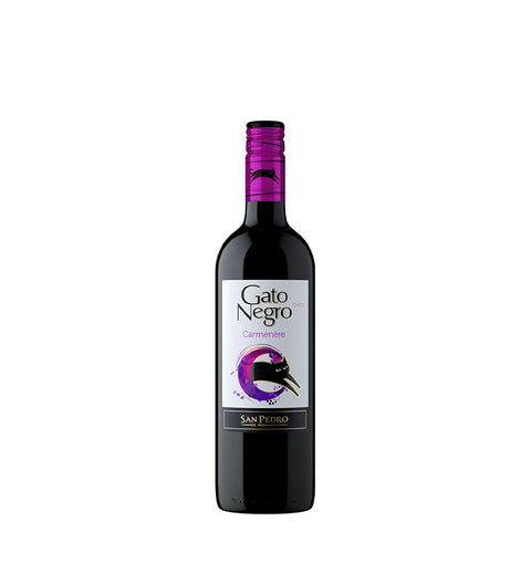 Vino Gato Negro Carmenere Botella - 750ml