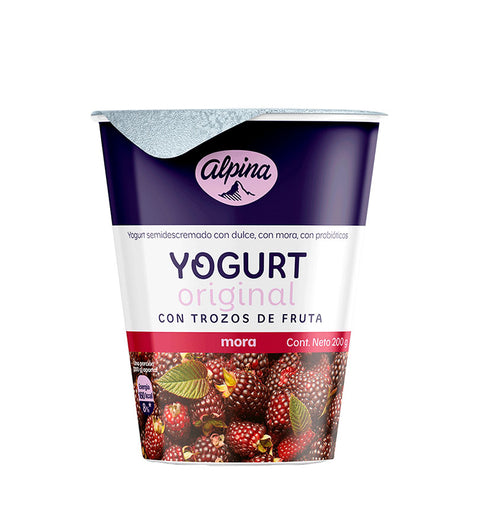 Yogurt Alpina Sabor a Mora - 150g