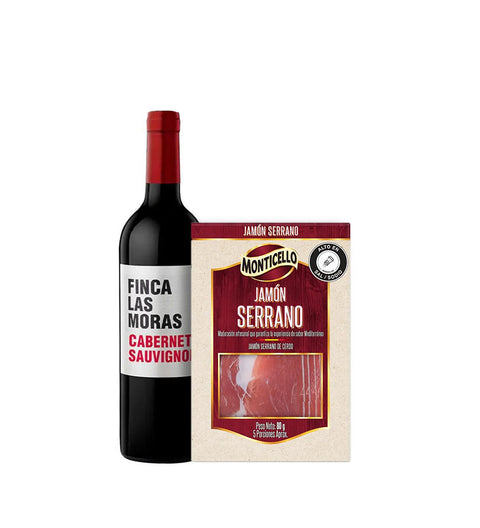 Combo Maridaje - Vino Finca Las Moras + Jamón Serrano