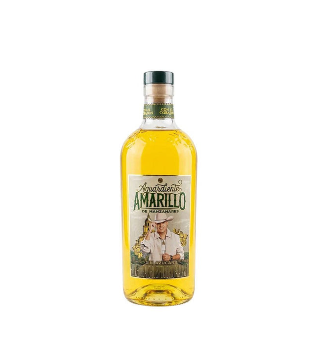 Aguardiente Amarillo de Manzanares Botella Edición Yeison Jiménez - 750ml - Licores Medellín
