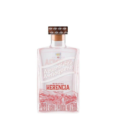 Aguardiente Antioqueño Nuestra Herencia Tapa Roja Botella - 750ml - Licores Medellín