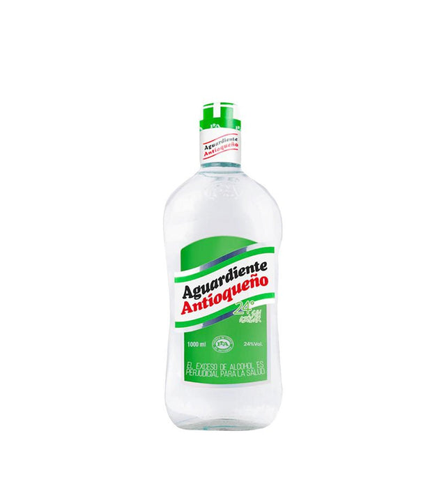 Aguardiente Antioqueño Tapa Verde Litro Vidrio - 1L - Licores Medellín