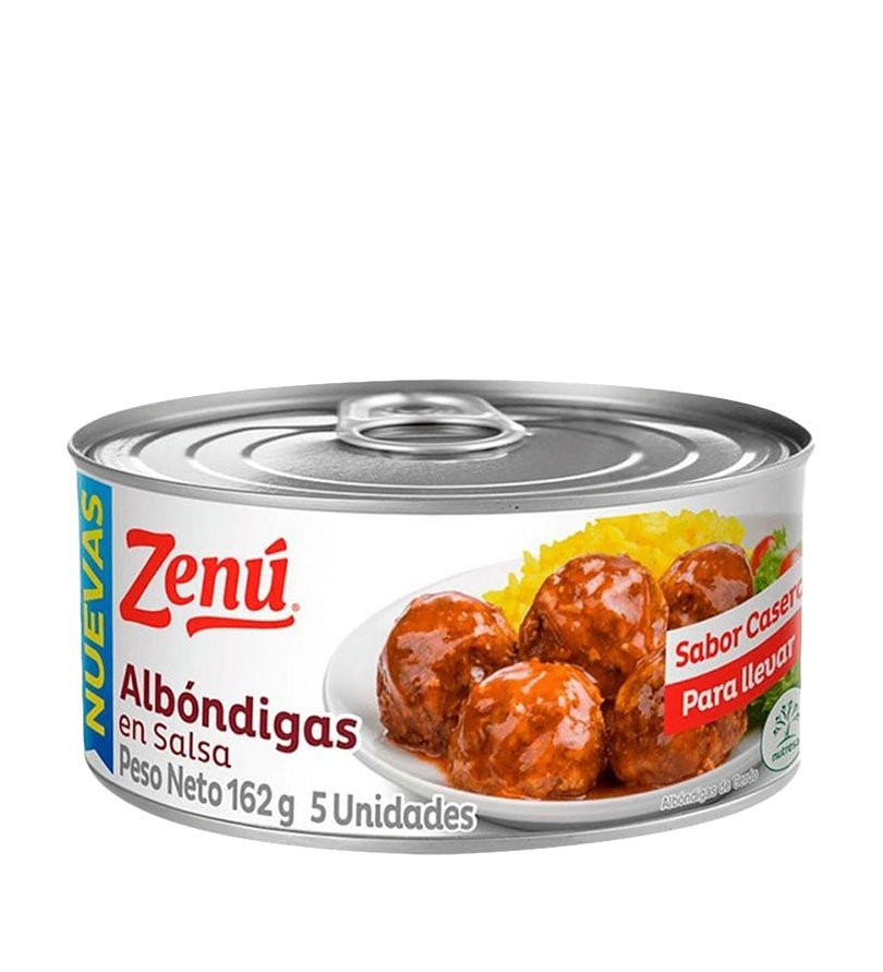 Empaque de albóndigas en Salsa Zenú de 162 g