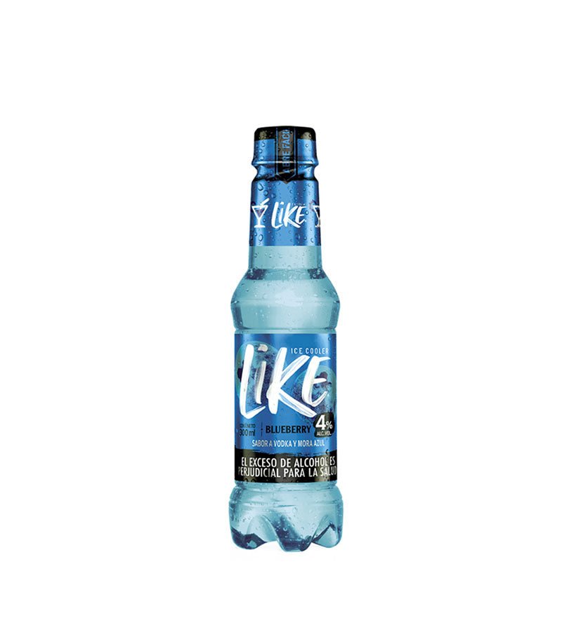 Envase de aperitivo Like Ice Cooler Blueberry de 300 ml