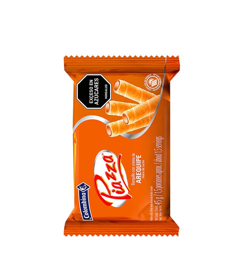Empaque de barquillo Piazza Arequipe de 45 g