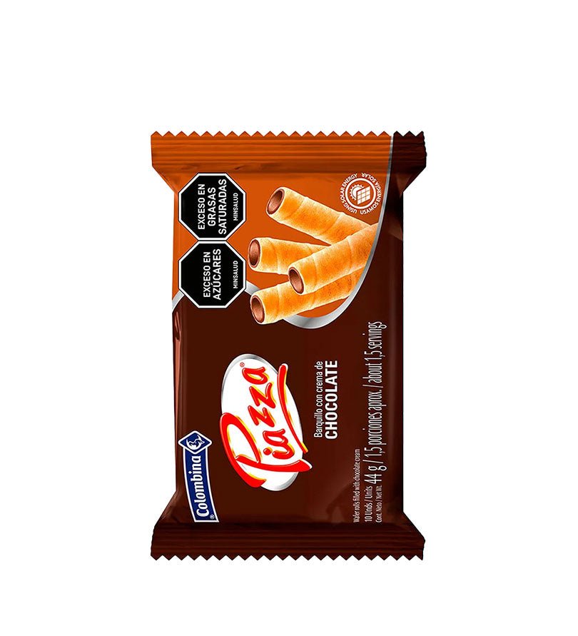 Empaque de barquillo Piazza Chocolate de 44 g