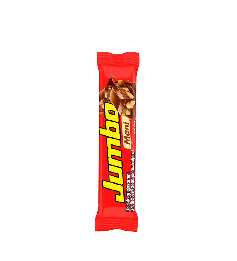 Barra de chocolatina Jumbo Maní mediana de 35 g