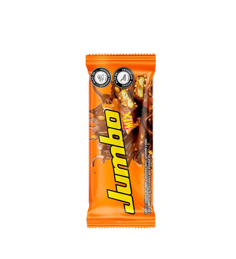 Barra de chocolatina Jumbo Mix de 60 g