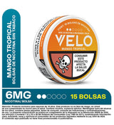 Bolsas de Nicotina Velo Mango Tropical - 6mg - Licores Medellín
