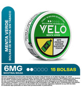 Bolsas de Nicotina Velo Menta Verde - 6mg - Licores Medellín