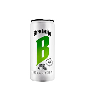 Bretaña Hard Seltzer Limón & Jengibre - 269ml - Licores Medellín