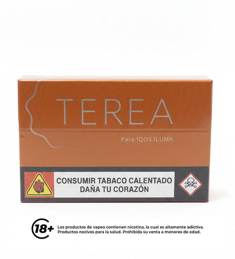 Cajetilla Terea Amber - Licores Medellín