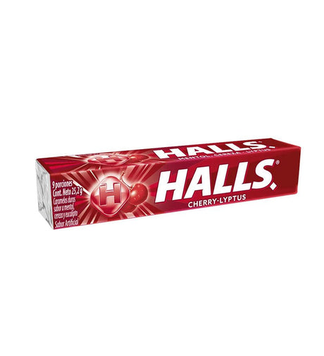 Caramelo Halls Barra Rojo - 9und - Licores Medellín