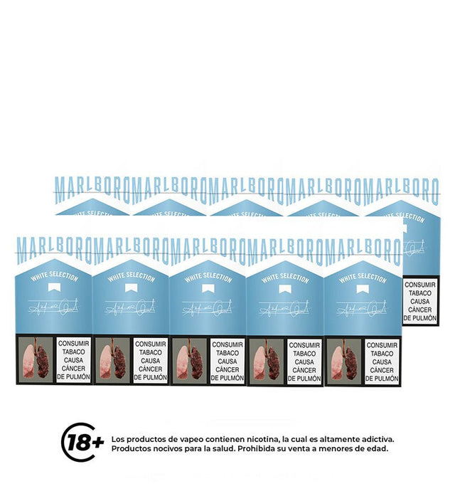 Cartón Medio Cigarrilo Chesterfield White - 10 Cajetillas - Licores Medellín