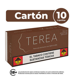Cartón Terea Bronze - 10 Cajetillas - Licores Medellín