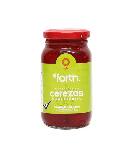 Cerezas en Conserva Marrasquino El Fortín - 250g - Licores Medellín
