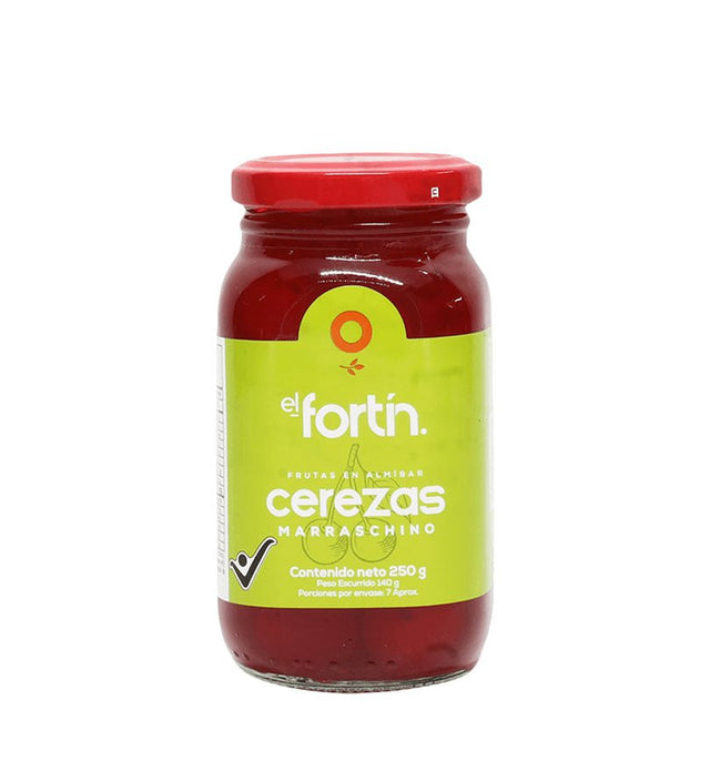 Cerezas en Conserva Marrasquino El Fortín - 250g - Licores Medellín