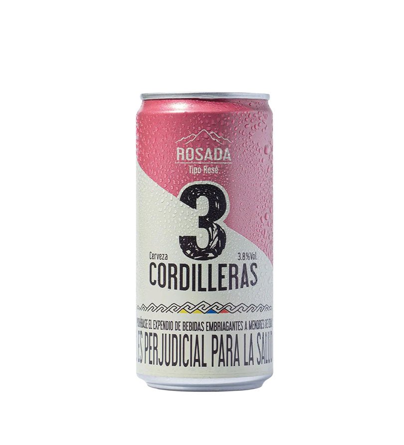 Lata de cerveza 3 Cordilleras Rosé de 269 ml