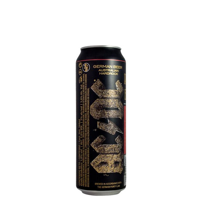Lata de cerveza AC/DC German Beer de 568 ml