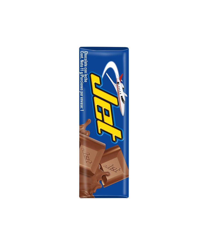 Empaque de chocolatina Jet Leche de 11 g