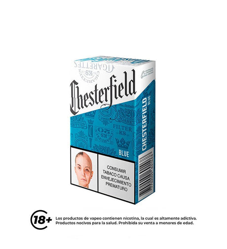 Cigarrillo Chesterfield Blue - 1paq - Licores Medellín